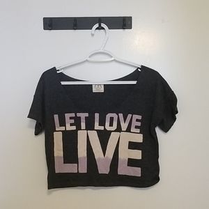 American Eagle Off-The-Shoulder Crop Top